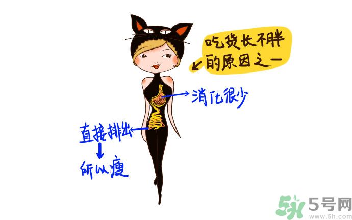 為什么女人長不胖？女人長不胖好嗎？