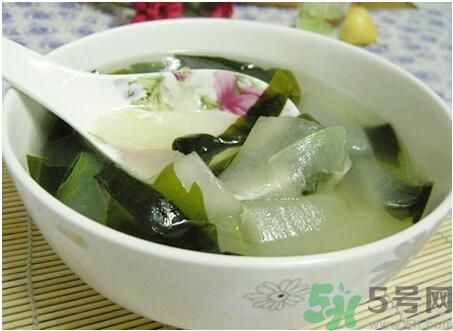 冬瓜和海帶一起吃能降火嗎？冬瓜能和海帶一起吃嗎？