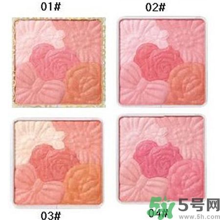 canmake花瓣腮紅色號(hào)對(duì)比圖？canmake五色花瓣腮紅試色