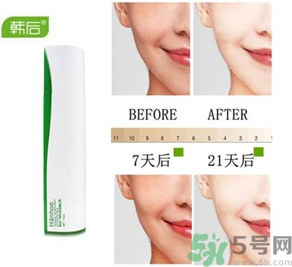 韓后茶蕊嫩白系列怎么樣？韓后茶蕊baby白好用嗎？