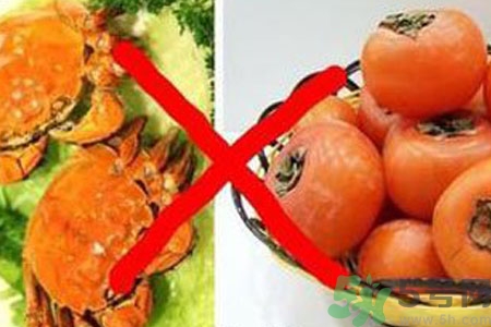 大閘蟹和柿子為什么不能一起吃？柿子和螃蟹隔多久可以吃？