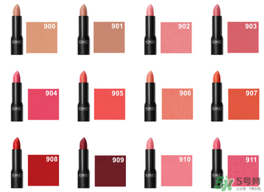 kiko9系列哪個顏色好看？kiko9系口紅試色