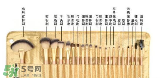 化妝刷有哪些？不同化妝刷怎么用？