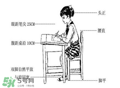正確的坐姿是怎樣的？正確的寫字坐姿