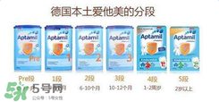 德國愛他美分段法及各段特點？德國愛他美分段說明