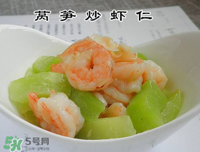 萵筍可以和蝦一起吃嗎？萵筍能和蝦仁一起吃嗎？
