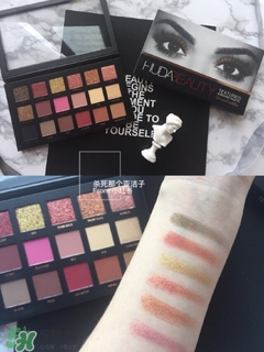 huda beauty眼影怎么畫？huda beauty眼影盤教程
