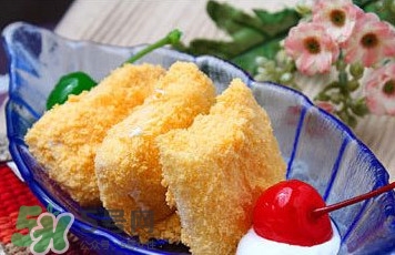 油炸冰淇淋為什么不化？油炸冰淇淋的做法