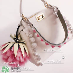 fendi小菠蘿毛球掛件多少錢？芬迪菠蘿毛球價格