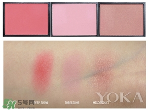 nars threesome腮紅多少錢？nars threesome腮紅色號試色