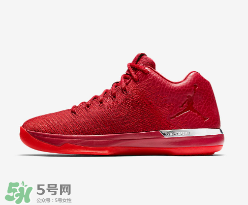 air jordan 31 low大紅配色多少錢？aj31 low紅色專柜價格