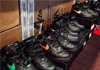 vlone與nike air force 1high聯(lián)名款運(yùn)動(dòng)鞋配色有哪幾種？
