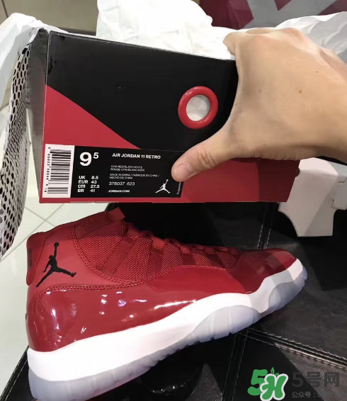 air jordan 11 gym red安東尼全紅配色實(shí)物怎么樣？