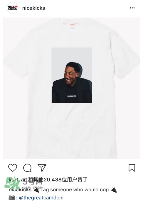 supreme皮蓬photo tee會發(fā)售嗎？supreme將推出皮蓬photo tee？