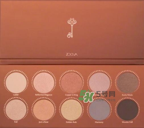zoeva玫瑰金眼影盤怎么畫？zoeva rose golden畫法教程