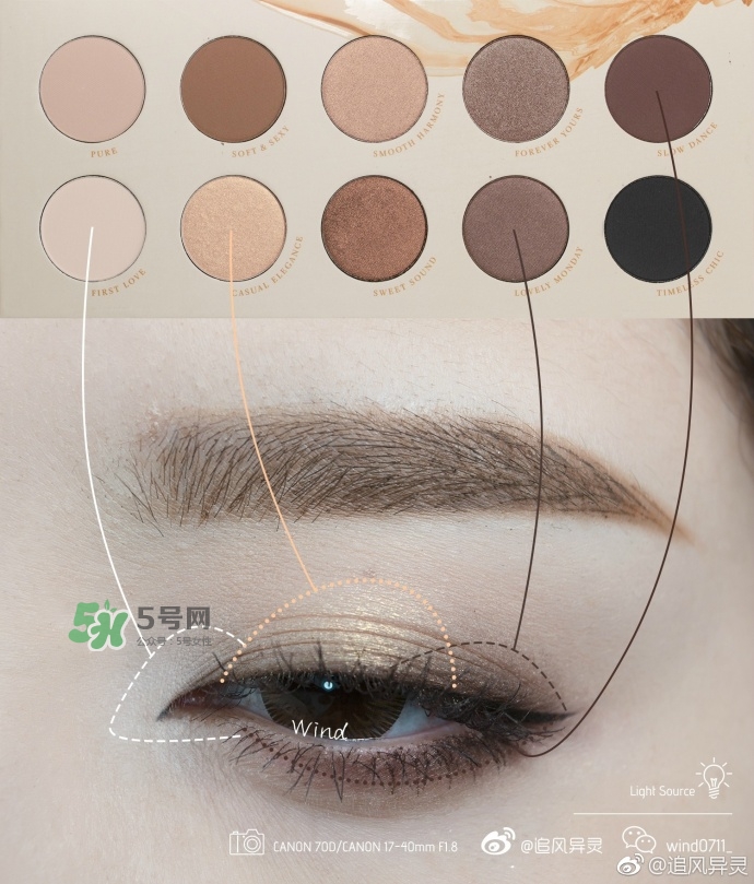 zoeva naturally yours眼影盤怎么畫？naturally yours教程