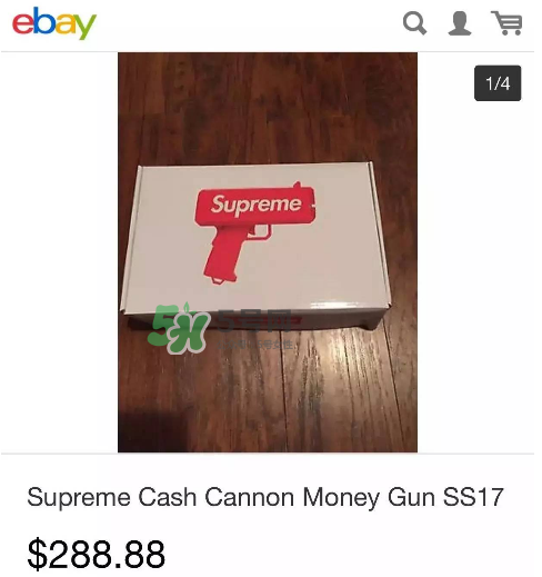 supreme噴錢(qián)槍多少錢(qián)？supreme鈔票槍價(jià)格