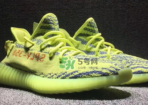 adidas yeezy boost 350 v2熒光黃椰子實(shí)物什么樣？