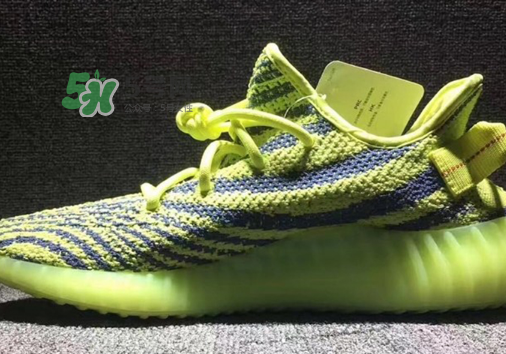 adidas yeezy boost 350 v2熒光黃椰子實(shí)物什么樣？