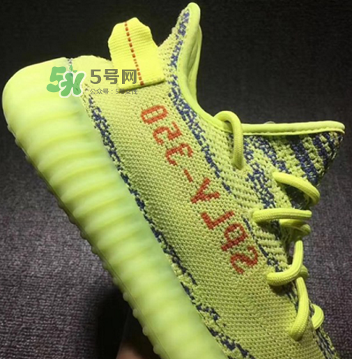 adidas yeezy boost 350 v2熒光黃椰子實(shí)物什么樣？