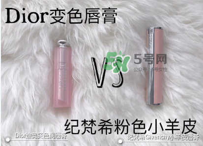 紀(jì)梵希變色唇膏和迪奧變色唇膏哪個(gè)好_怎么選？