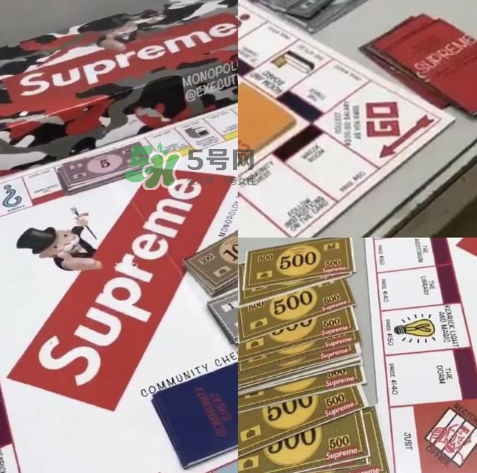 supreme版大富翁是什么樣的？大富翁和supreme聯(lián)名是真的嗎？