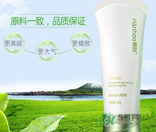 韓后茶蕊去角質(zhì)素怎么用？韓后茶蕊亮滑去角質(zhì)素用法