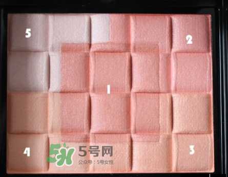 MAQuillAGE心機(jī)五色腮紅怎么樣？MAQuillAGE心機(jī)五色腮紅試色