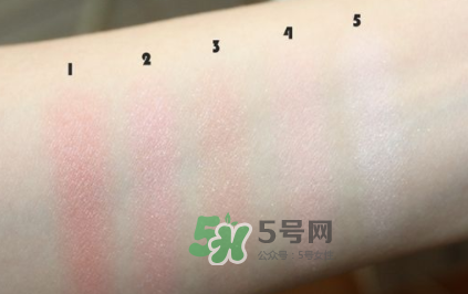 MAQuillAGE心機(jī)五色腮紅怎么樣？MAQuillAGE心機(jī)五色腮紅試色
