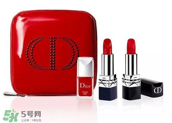 迪奧999摯愛紅唇套裝多少錢？迪奧999紅唇套裝試色