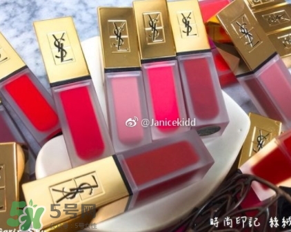ysl絲絨印記啞光唇露多少錢(qián)？ysl絲絨啞光唇露試色