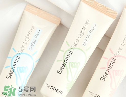 the saem得鮮燈泡隔離霜怎么樣？三種顏色適合不同膚色