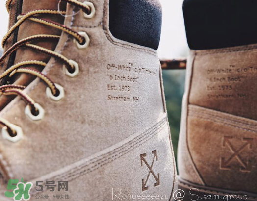 off white與timberland聯(lián)名6英寸大黃靴實(shí)物什么樣？