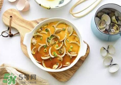 蛤蜊蒸蛋孕婦能吃嗎？蛤蜊蒸蛋寶寶能吃嗎