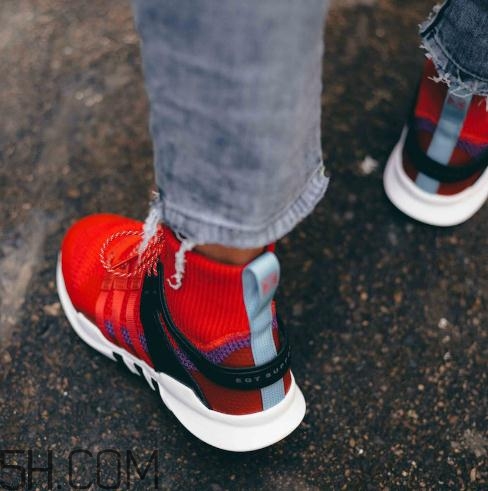 adidas eqt support adv中筒襪套款上腳效果怎么樣？