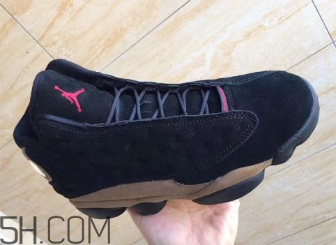 air jordan 13 olive麂皮橄欖配色上腳效果怎么樣？
