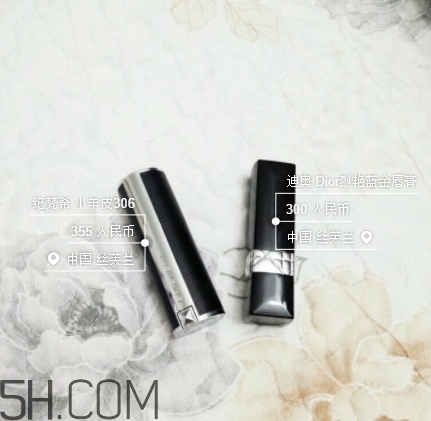 紀(jì)梵希306和迪奧999哪個(gè)好看？紀(jì)梵希306迪奧999試色對(duì)比
