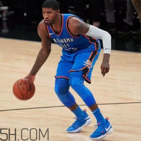 nike pg1 blue suede實物什么樣？