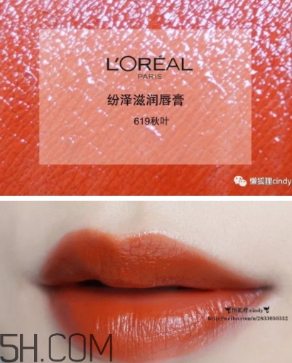 歐萊雅619秋葉試色 歐萊雅金管619好看嗎？