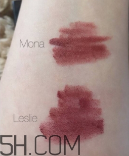 nars mona和leslie一樣嗎？nars mona和leslie試色對比