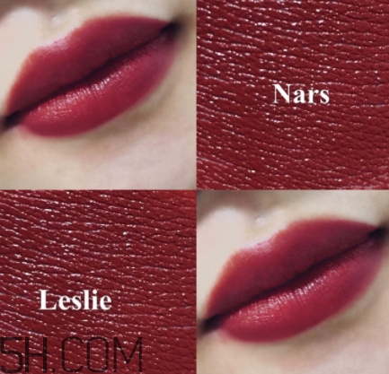 nars leslie張國榮色是什么顏色？nars leslie口紅試色