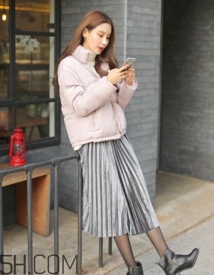 粉色棉服怎么搭配？粉色棉衣搭配圖片