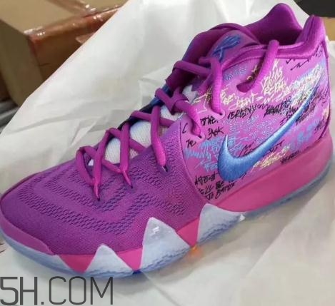 nike kyrie 4 multi color鴛鴦配色實物諜照什么樣？