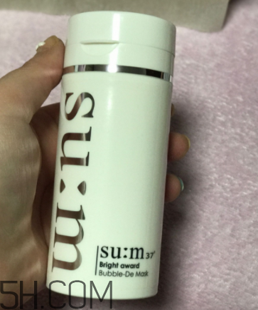SUM37氣泡面膜能卸妝嗎？功能是什么？