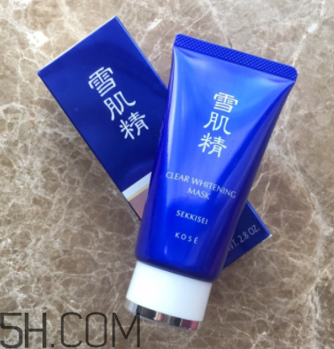 雪肌精美白黑面膜是撕拉面膜嗎？適合什么膚質(zhì)？