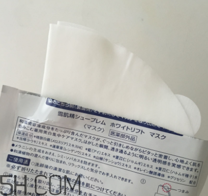 雪肌精純怡美白面膜薄不??？是蠶絲面膜嗎？