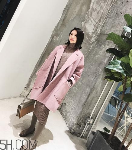粉色大衣搭配什么鞋子？粉色大衣搭配鞋子圖片