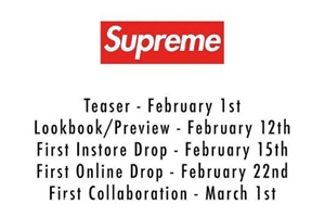 supreme2018春夏系列什么時(shí)候發(fā)售？