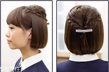 短發(fā)怎么做新娘造型？編發(fā)好看又簡單