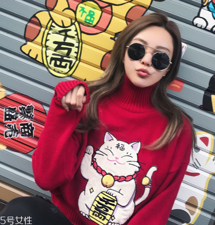 紅色毛衣什么款式好看？新年運(yùn)勢全靠它